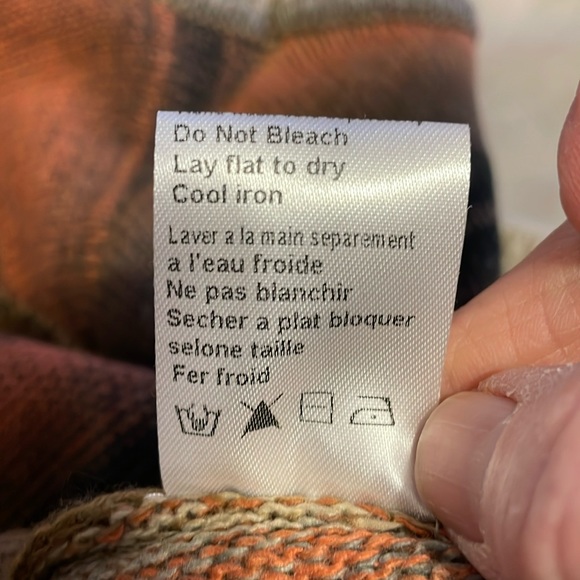 Women’s Sweater Poncho Multi-Colored Medium Fashion Concepts - Picture 6 of 9